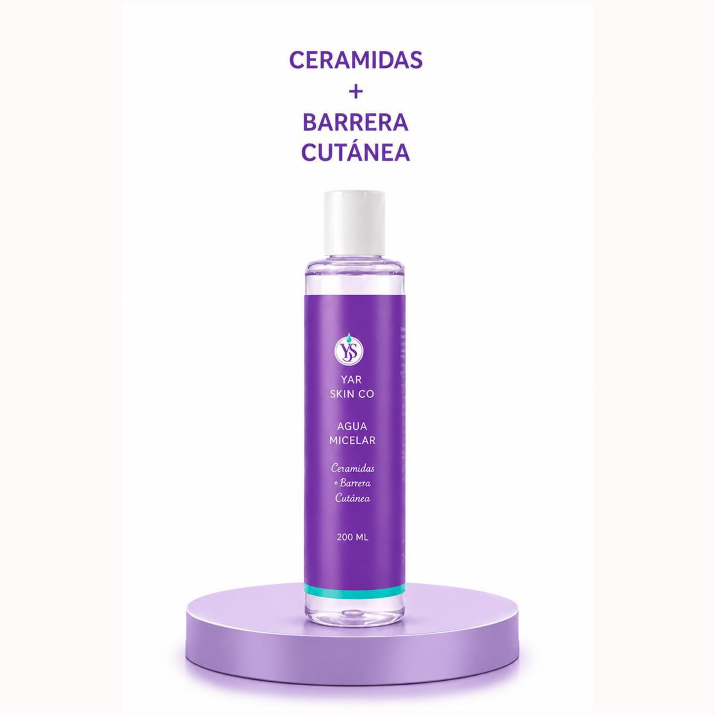 AGUA MICELAR con Ceramidas – Barrera Cutánea